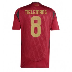 Fotbalové Dres Belgie Youri Tielemans #8 Domácí Oblečení ME 2024 Krátký Rukáv